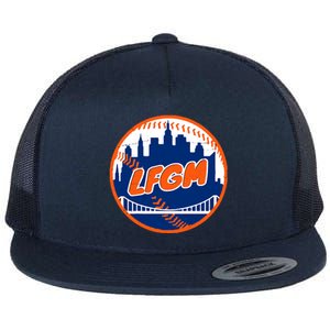 LFGM New York Baseball Flat Bill Trucker Hat