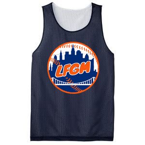 LFGM New York Baseball Mesh Reversible Basketball Jersey Tank