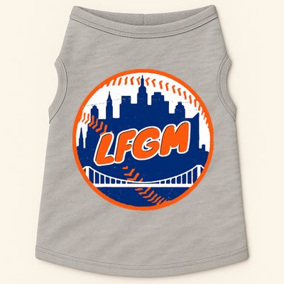 LFGM New York Baseball Doggie Tank