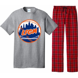 LFGM New York Baseball Pajama Set