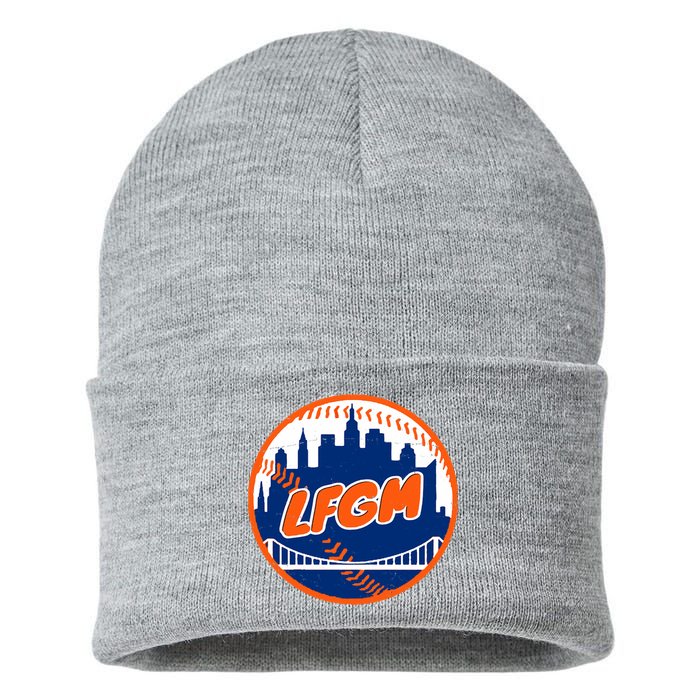 LFGM New York Baseball Sustainable Knit Beanie