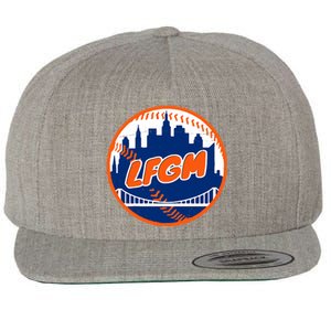 LFGM New York Baseball Wool Snapback Cap