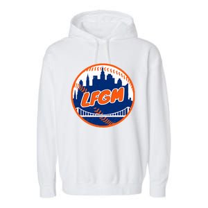 LFGM New York Baseball Garment-Dyed Fleece Hoodie