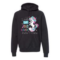 Look Out 2nd Grade Here I Come Unicorn Back To School Kids Premium Hoodie