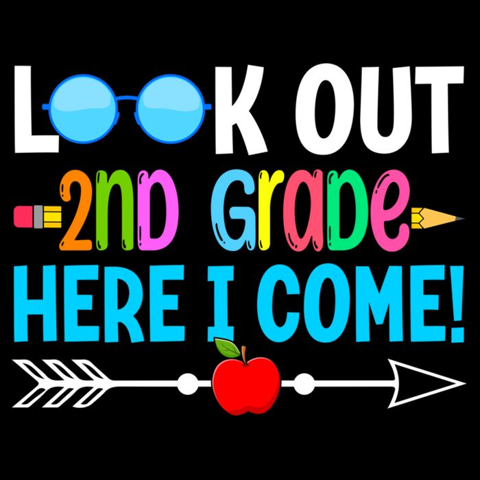 Look Out 2nd Grade Here I Come Back To School First Day Gift City Backpack