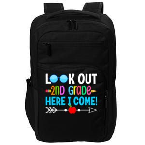 Look Out 2nd Grade Here I Come Back To School First Day Gift Impact Tech Backpack