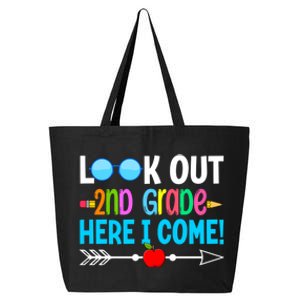 Look Out 2nd Grade Here I Come Back To School First Day Gift 25L Jumbo Tote