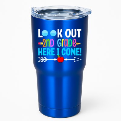 Look Out 2nd Grade Here I Come Back To School First Day Gift Tumbler