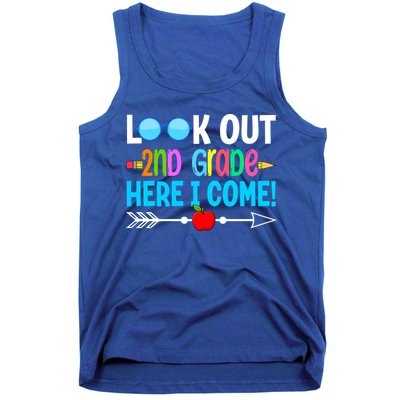 Look Out 2nd Grade Here I Come Back To School First Day Gift Tank Top