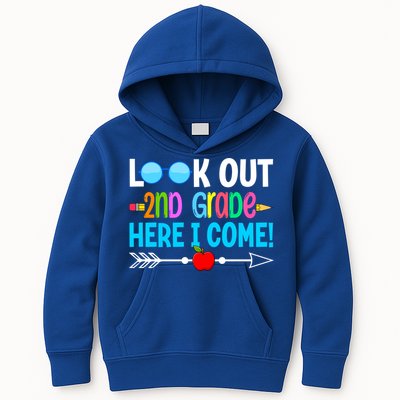 Look Out 2nd Grade Here I Come Back To School First Day Gift Kids Hoodie