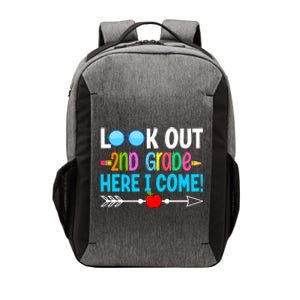 Look Out 2nd Grade Here I Come Back To School First Day Gift Vector Backpack