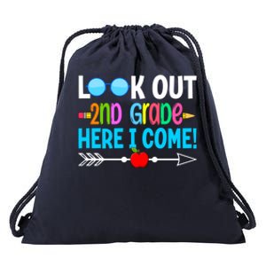 Look Out 2nd Grade Here I Come Back To School First Day Gift Drawstring Bag