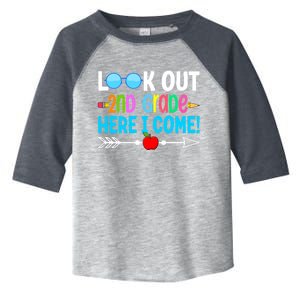 Look Out 2nd Grade Here I Come Back To School First Day Gift Toddler Fine Jersey T-Shirt