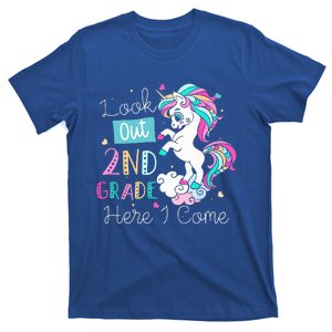 Look Out 2nd Grade Here I Come Unicorn Back To School T-Shirt