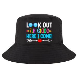 Look Out 7th Grade Here I Come Back To School First Day Gift Cool Comfort Performance Bucket Hat