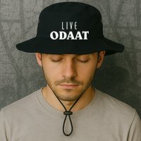LIVE ODAAT Alcoholics AA Narcotics NA Anonymous Recovery Bucket Hat