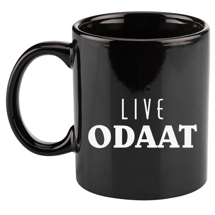 LIVE ODAAT Alcoholics AA Narcotics NA Anonymous Recovery 11oz C Handle Ceramic Mug