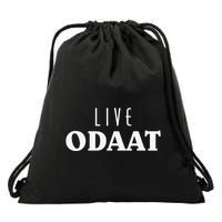 LIVE ODAAT Alcoholics AA Narcotics NA Anonymous Recovery Drawstring Bag