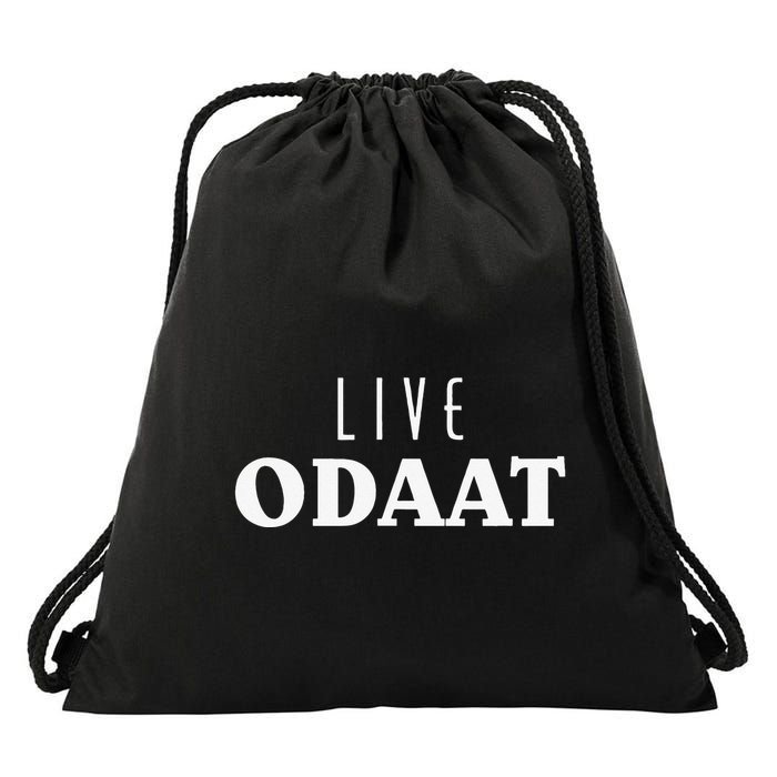 LIVE ODAAT Alcoholics AA Narcotics NA Anonymous Recovery Drawstring Bag