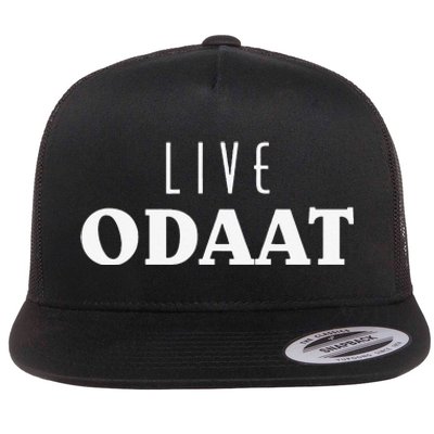 LIVE ODAAT Alcoholics AA Narcotics NA Anonymous Recovery Flat Bill Trucker Hat