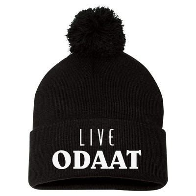 LIVE ODAAT Alcoholics AA Narcotics NA Anonymous Recovery Pom Pom 12in Knit Beanie