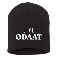 LIVE ODAAT Alcoholics AA Narcotics NA Anonymous Recovery Short Acrylic Beanie