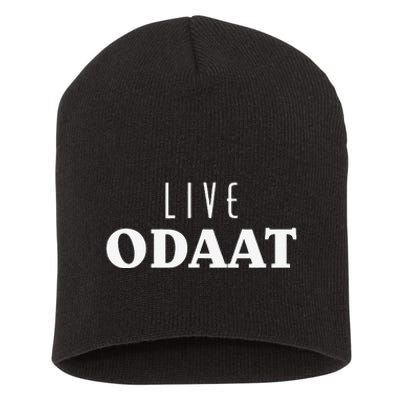 LIVE ODAAT Alcoholics AA Narcotics NA Anonymous Recovery Short Acrylic Beanie