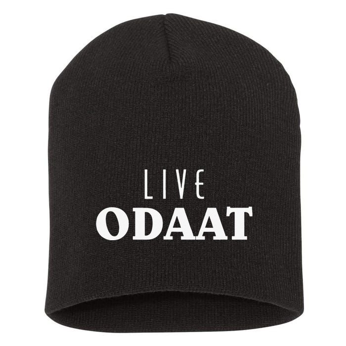 LIVE ODAAT Alcoholics AA Narcotics NA Anonymous Recovery Short Acrylic Beanie