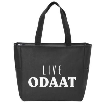 LIVE ODAAT Alcoholics AA Narcotics NA Anonymous Recovery Zip Tote Bag