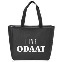 LIVE ODAAT Alcoholics AA Narcotics NA Anonymous Recovery Zip Tote Bag