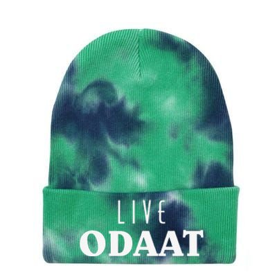 LIVE ODAAT Alcoholics AA Narcotics NA Anonymous Recovery Tie Dye 12in Knit Beanie