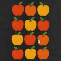 Lots Of Apples 7 Panel Mesh Trucker Snapback Hat