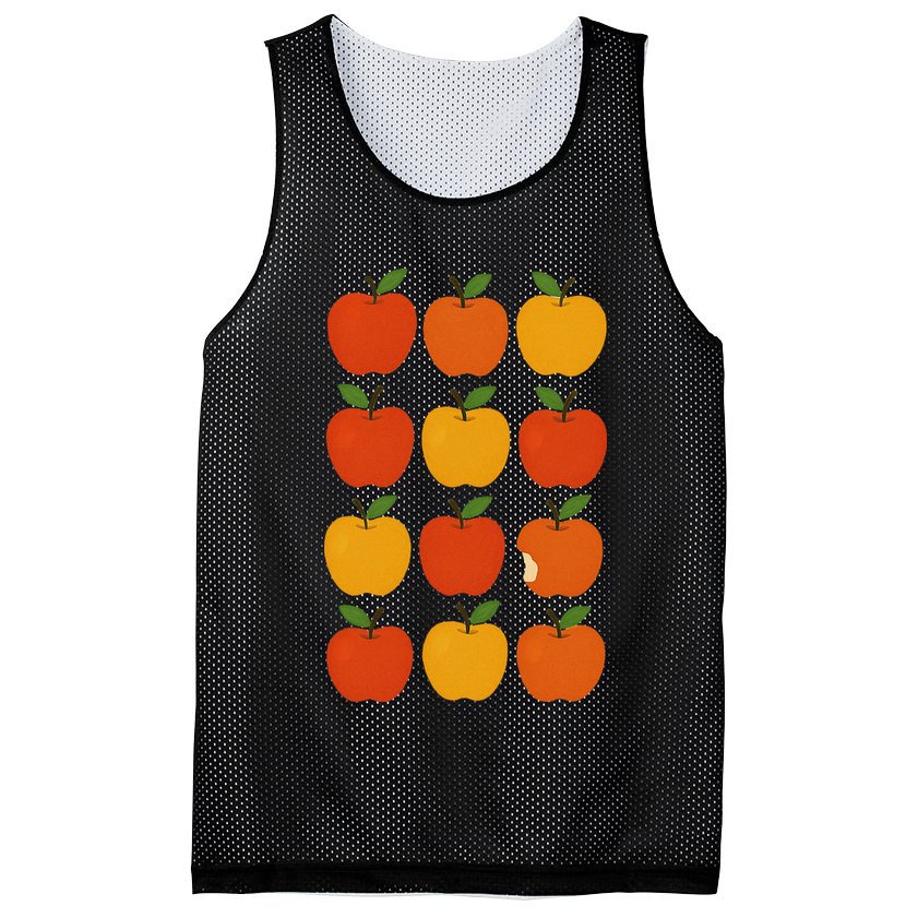 Lots Of Apples Mesh Reversible Basketball Jersey Tank