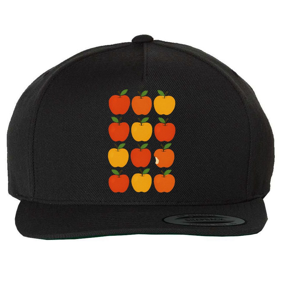 Lots Of Apples Wool Snapback Cap