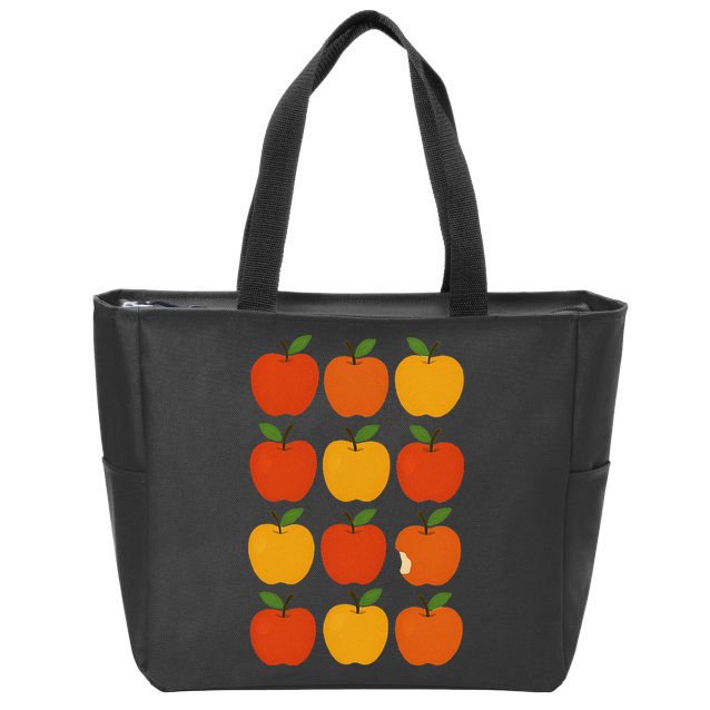 Lots Of Apples Zip Tote Bag