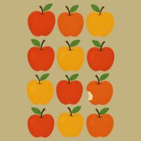Lots Of Apples Button