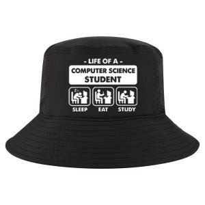 Life Of A Computer Science Student Sleep Eat Study Cool Comfort Performance Bucket Hat