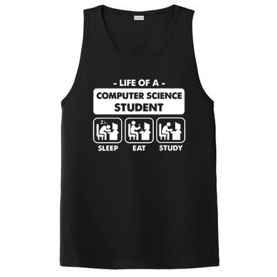 Life Of A Computer Science Student Sleep Eat Study PosiCharge Competitor Tank