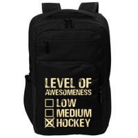 Level Of Awesomeness Low Medium Hockey Impact Tech Backpack