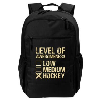 Level Of Awesomeness Low Medium Hockey Backpack
