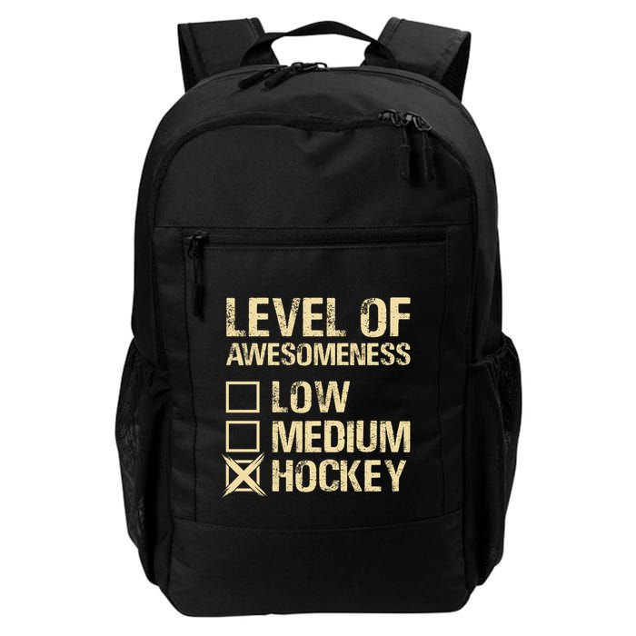 Level Of Awesomeness Low Medium Hockey Backpack