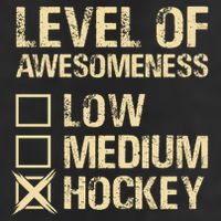 Level Of Awesomeness Low Medium Hockey 25L Jumbo Tote