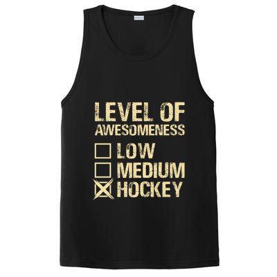 Level Of Awesomeness Low Medium Hockey PosiCharge Competitor Tank