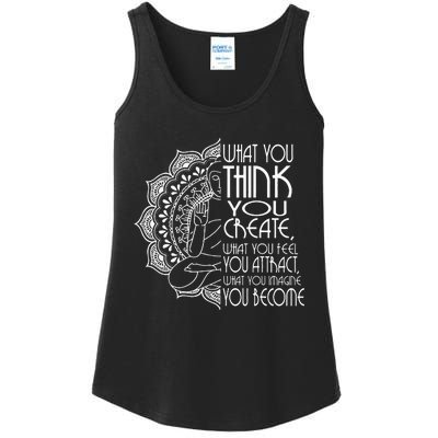 Law Of Attraction Spiritual Buddha Meditation Gifts Men Yoga Ladies Essential Tank