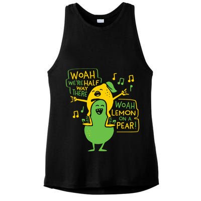Lemon On A Pear Ladies PosiCharge Tri-Blend Wicking Tank