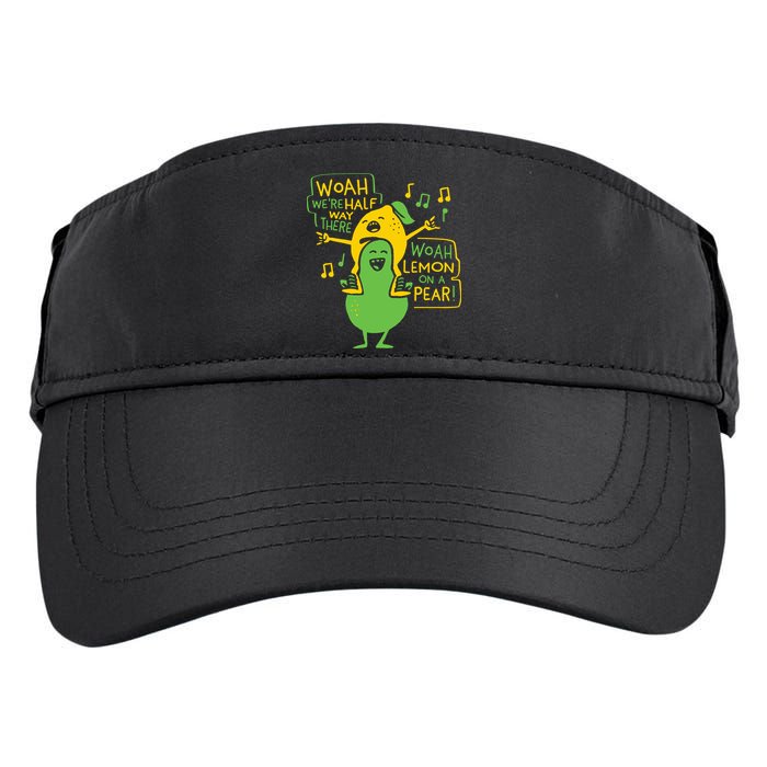 Lemon On A Pear Adult Drive Performance Visor
