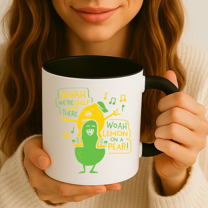 Lemon On A Pear Mug