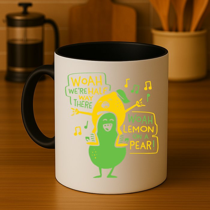 Lemon On A Pear Mug