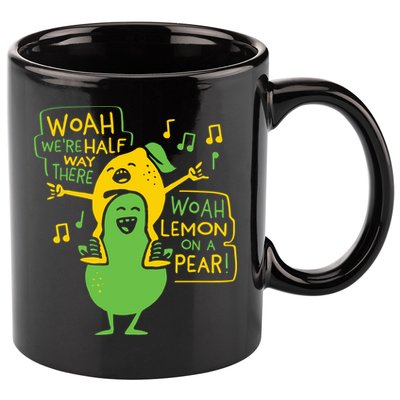 Lemon On A Pear 11oz C Handle Ceramic Mug