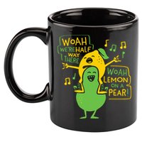 Lemon On A Pear 11oz C Handle Ceramic Mug